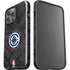 NBA Los Angeles Clippers Black Rust iPhone 14 Pro Max Impact Case