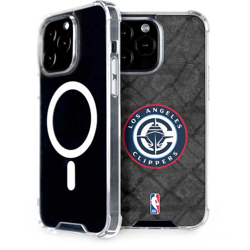 NBA Los Angeles Clippers Black Rust iPhone 14 Pro Max MagSafe Case