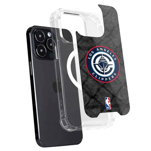 NBA Los Angeles Clippers Black Rust iPhone 14 Pro Max MagSafe Case