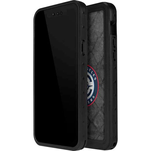 NBA Los Angeles Clippers Black Rust iPhone 14 Pro Max Waterproof Case