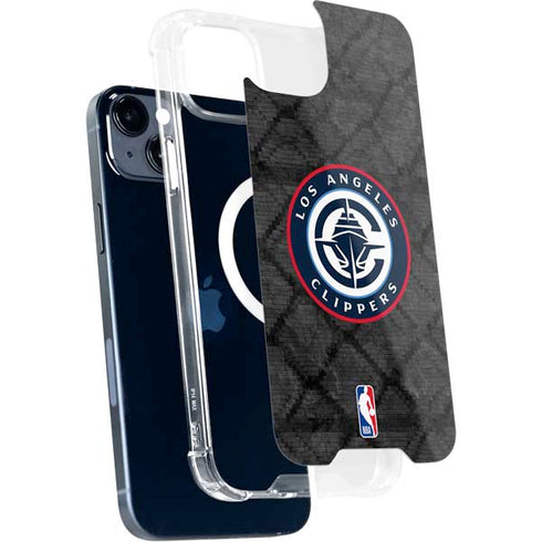 NBA Los Angeles Clippers Black Rust iPhone 15 Plus MagSafe Case