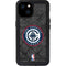 NBA Los Angeles Clippers Black Rust iPhone 15 Plus Waterproof Case
