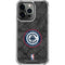 NBA Los Angeles Clippers Black Rust iPhone 15 Pro Clear Case