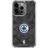 NBA Los Angeles Clippers Black Rust iPhone 15 Pro Clear Case