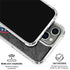 NBA Los Angeles Clippers Black Rust iPhone 15 Pro Clear Case