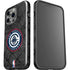 NBA Los Angeles Clippers Black Rust iPhone 15 Pro Impact Case