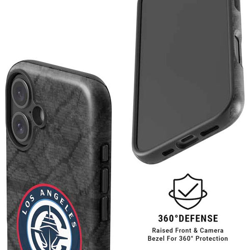NBA Los Angeles Clippers Black Rust iPhone 16 Magsafe Impact Case
