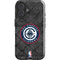 NBA Los Angeles Clippers Black Rust iPhone 16 Plus Impact Case
