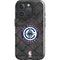 NBA Los Angeles Clippers Black Rust iPhone 16 Pro Impact Case