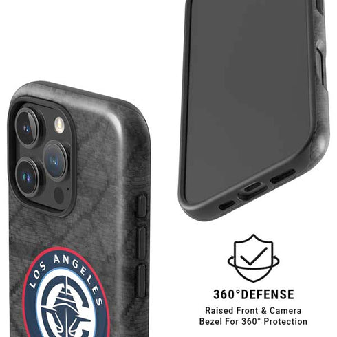 NBA Los Angeles Clippers Black Rust iPhone 16 Pro Magsafe Impact Case