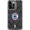 NBA Los Angeles Clippers Black Rust iPhone 16 Pro Max Clear Case