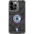 NBA Los Angeles Clippers Black Rust iPhone 16 Pro Max Clear Case