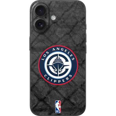 NBA Los Angeles Clippers Black Rust iPhone 16 Skin