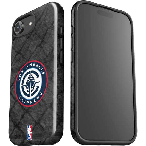 NBA Los Angeles Clippers Black Rust iPhone 16e Impact Case