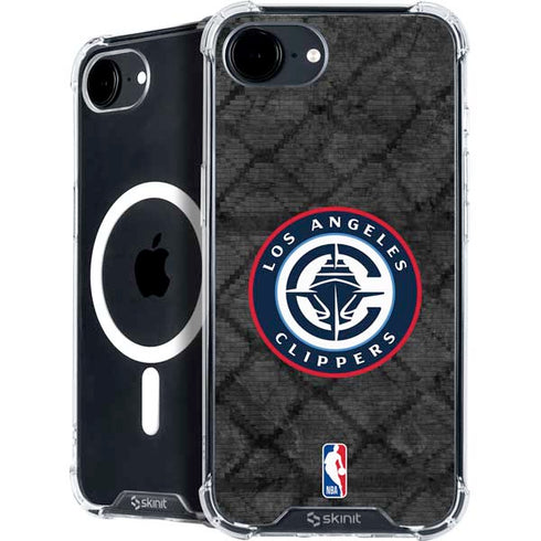 NBA Los Angeles Clippers Black Rust iPhone 16e MagSafe Case