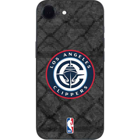 NBA Los Angeles Clippers Black Rust iPhone 16e Skin