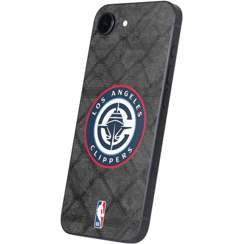 NBA Los Angeles Clippers Black Rust iPhone 16e Skin