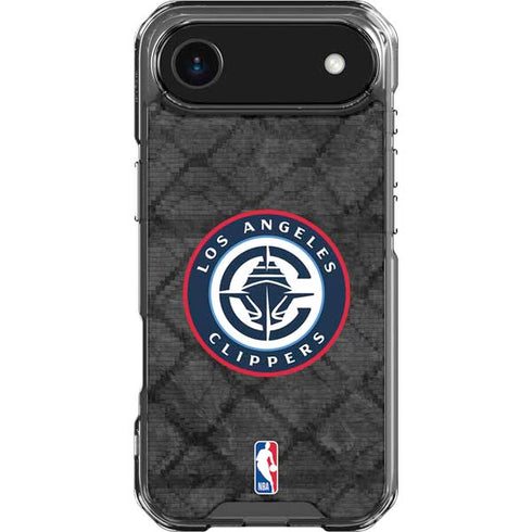NBA Los Angeles Clippers Black Rust iPhone 17 Air Clear Case