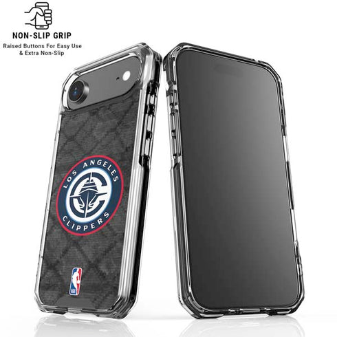 NBA Los Angeles Clippers Black Rust iPhone 17 Air Clear Case
