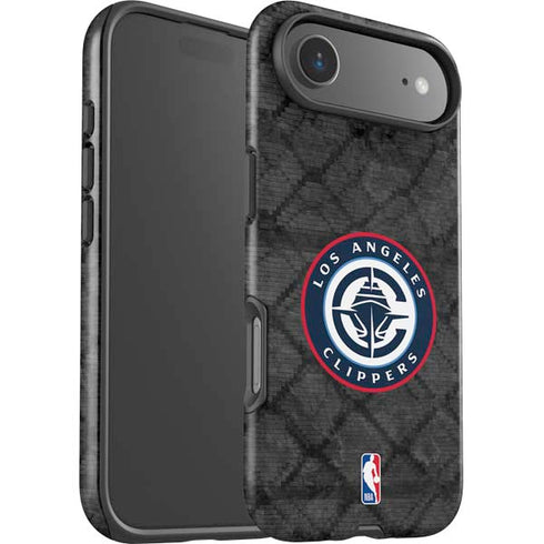 NBA Los Angeles Clippers Black Rust iPhone 17 Air Impact Case