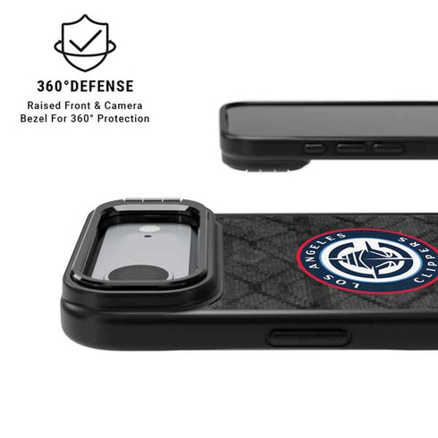 NBA Los Angeles Clippers Black Rust iPhone 17 Air Kickstand Case