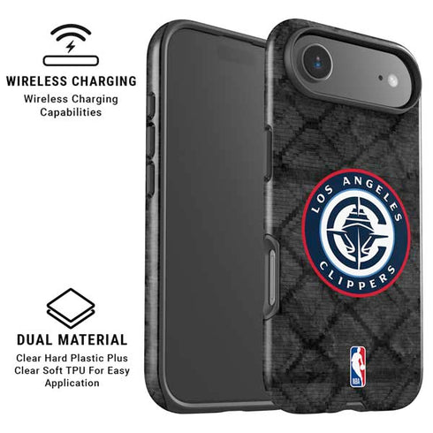 NBA Los Angeles Clippers Black Rust iPhone 17 Air Magsafe Impact Case