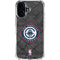 NBA Los Angeles Clippers Black Rust iPhone 17 Clear Case