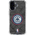 NBA Los Angeles Clippers Black Rust iPhone 17 Clear Case
