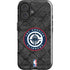 NBA Los Angeles Clippers Black Rust iPhone 17 Impact Case