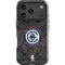 NBA Los Angeles Clippers Black Rust iPhone 17 Pro Impact Case