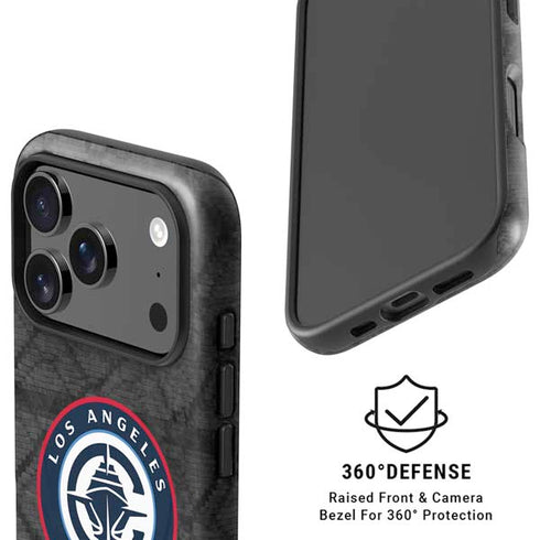NBA Los Angeles Clippers Black Rust iPhone 17 Pro Magsafe Impact Case