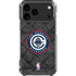 NBA Los Angeles Clippers Black Rust iPhone 17 Pro Max Clear Case