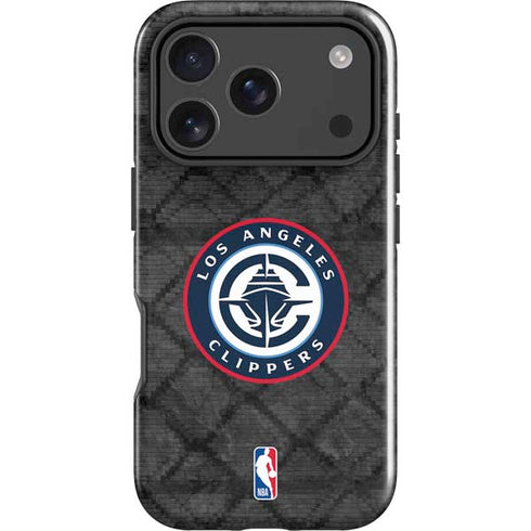 NBA Los Angeles Clippers Black Rust iPhone 17 Pro Max Impact Case