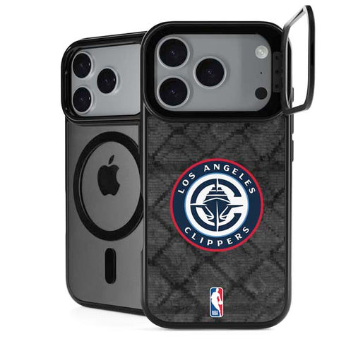 NBA Los Angeles Clippers Black Rust iPhone 17 Pro Max Kickstand Case