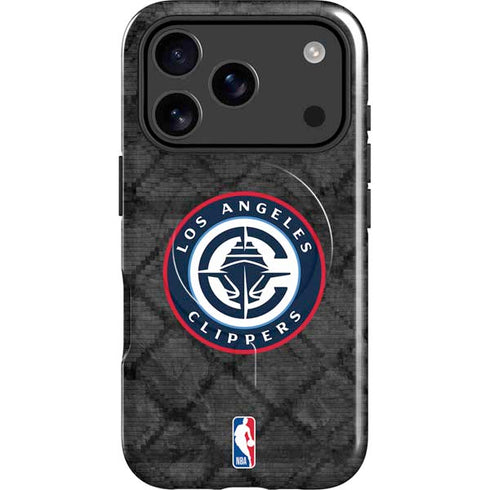 NBA Los Angeles Clippers Black Rust iPhone 17 Pro Max Magsafe Impact Case