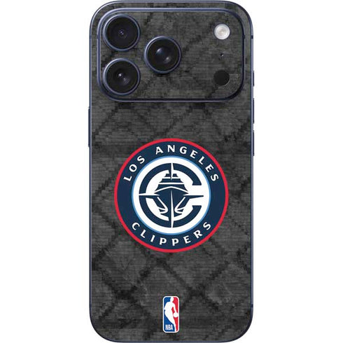 NBA Los Angeles Clippers Black Rust iPhone 17 Pro Skin