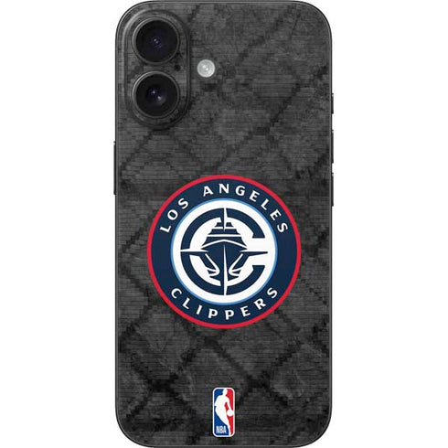 NBA Los Angeles Clippers Black Rust iPhone 17 Skin