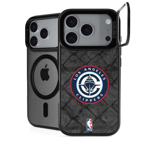 NBA Los Angeles Clippers Black Rust iPhone 18 Pro Kickstand Case