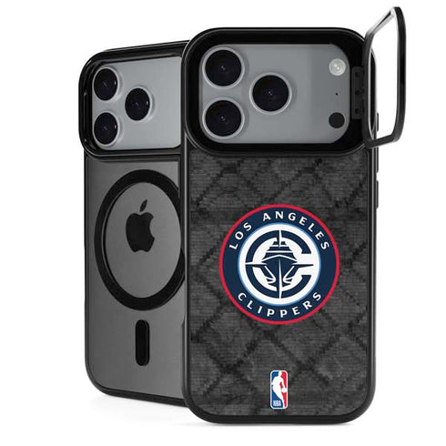 NBA Los Angeles Clippers Black Rust iPhone 18 Pro Max Kickstand Case