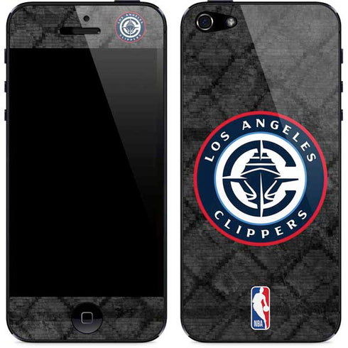 NBA Los Angeles Clippers Black Rust iPhone 5/5s/5SE Skin