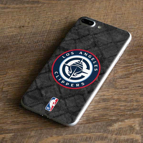 NBA Los Angeles Clippers Black Rust iPhone 7 Plus Skin