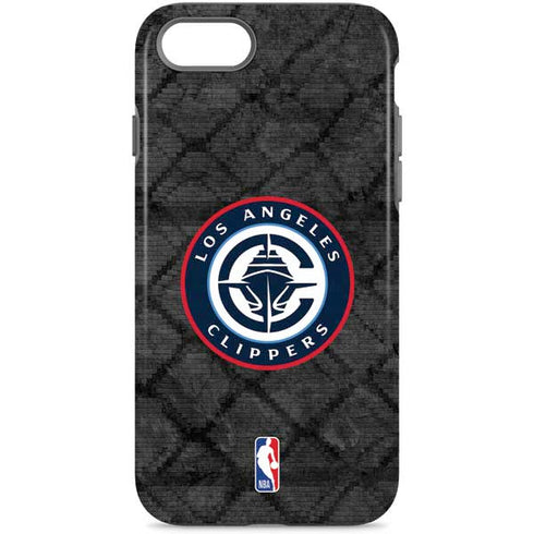 NBA Los Angeles Clippers Black Rust iPhone Cases