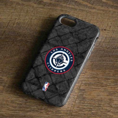 NBA Los Angeles Clippers Black Rust iPhone 7 Pro Case