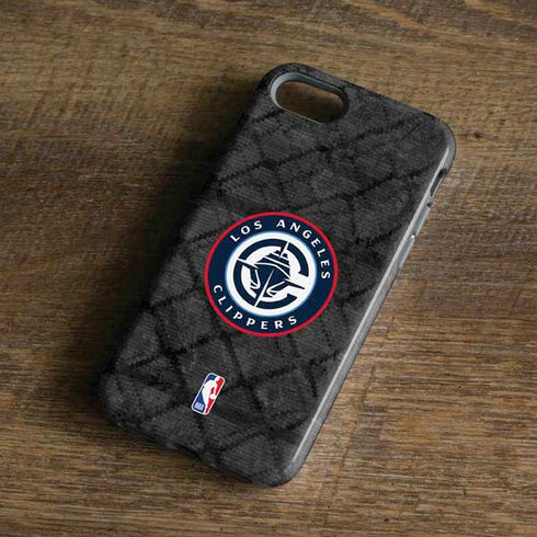 NBA Los Angeles Clippers Black Rust iPhone 8 Pro Case