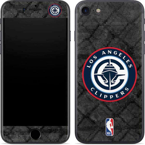 NBA Los Angeles Clippers Black Rust iPhone 8 Skin