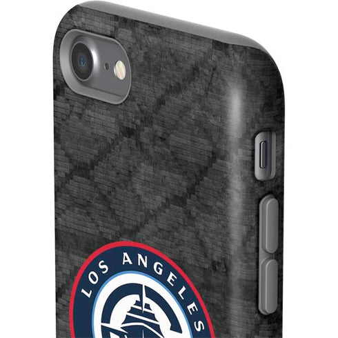 NBA Los Angeles Clippers Black Rust iPhone SE (2nd & 3rd Gen) Pro Case