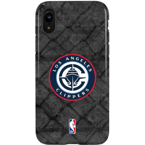 NBA Los Angeles Clippers Black Rust iPhone XR Pro Case
