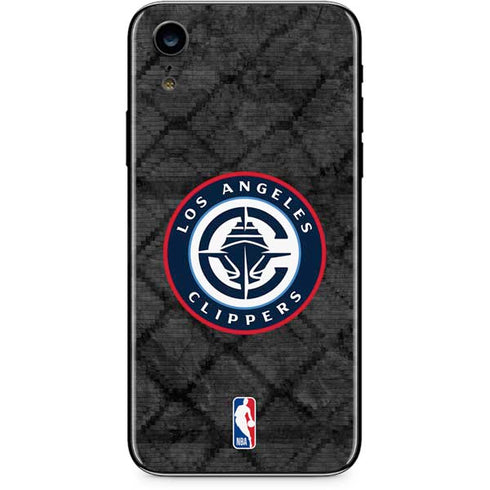 NBA Los Angeles Clippers Black Rust iPhone XR Skin
