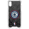 NBA Los Angeles Clippers Black Rust iPhone XS Clear Case
