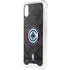 NBA Los Angeles Clippers Black Rust iPhone XS Clear Case